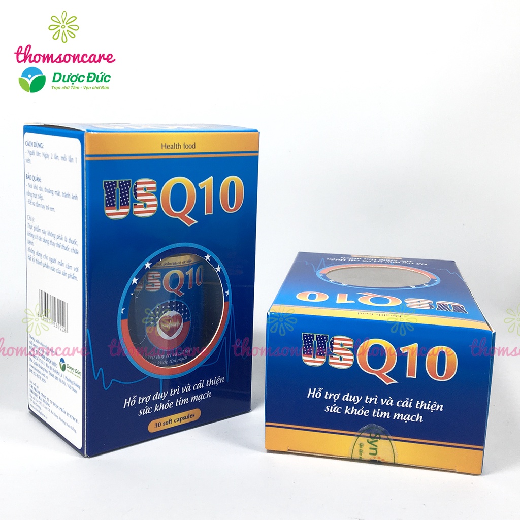 Bổ tim mạch từ US Q10 và Ích tâm khang Platinum hàm lượng cao, tốt cho tim từ Coenzym Q10 và thảo dược