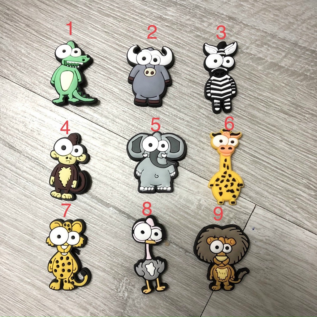 [Chọn Mẫu] Sickers 2D Gắn Dép Sục Cross Loại Đẹp Dày Dặn