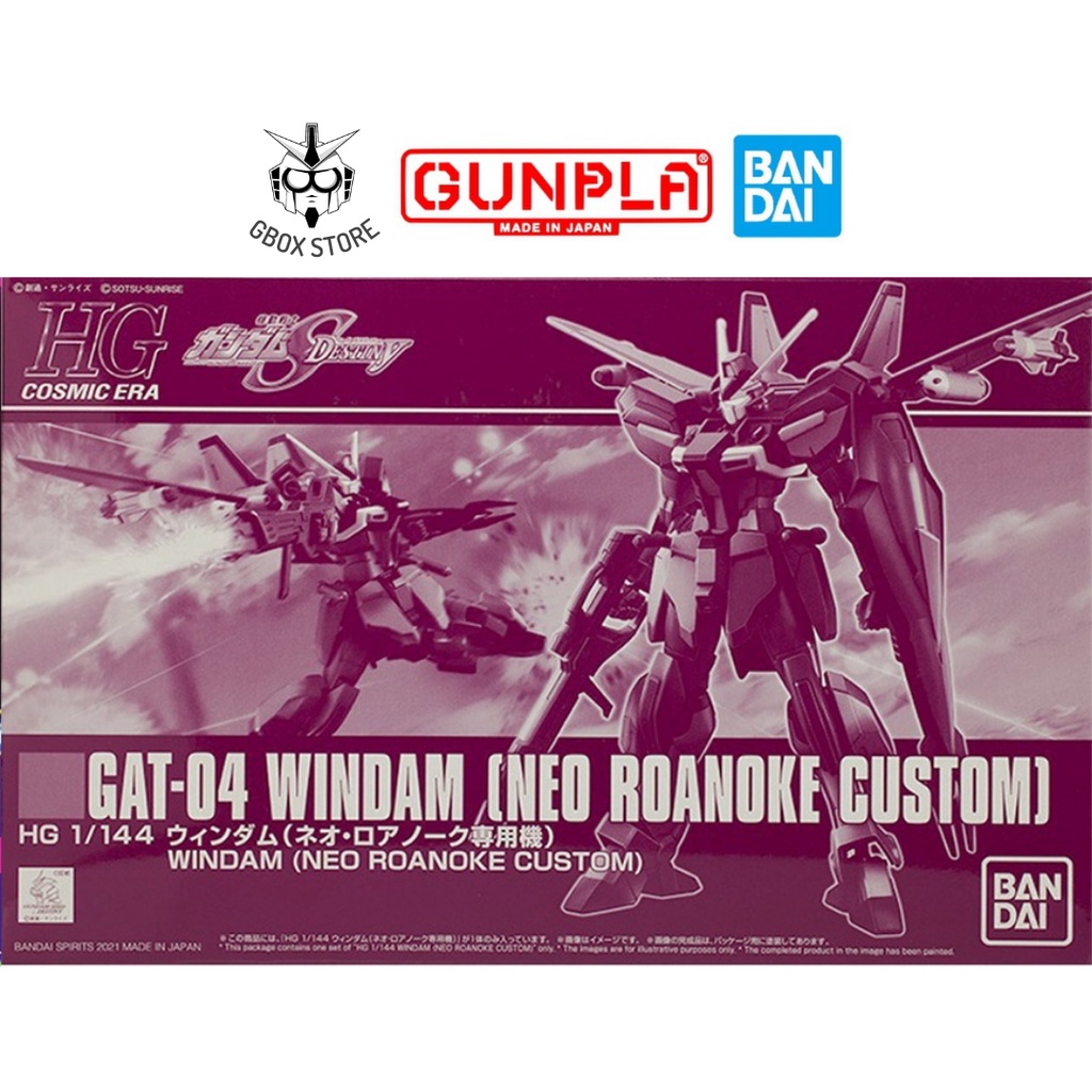 Gundam HG CE P-Bandai Windam Neo Roanoke Custom Premium Bandai Jet 1/144 Mô hình nhựa lắp ráp