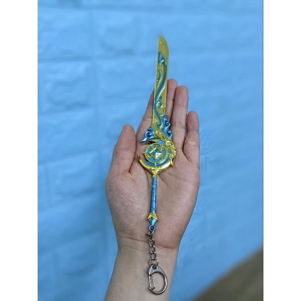 Mô Hình móc khoá trọng kjếm bán nguyệt Genshin Impact