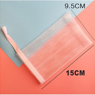 Túi Lưới Đựng Xà Phòng Rửa Mặt Tạo Bọt Tiện Dụng