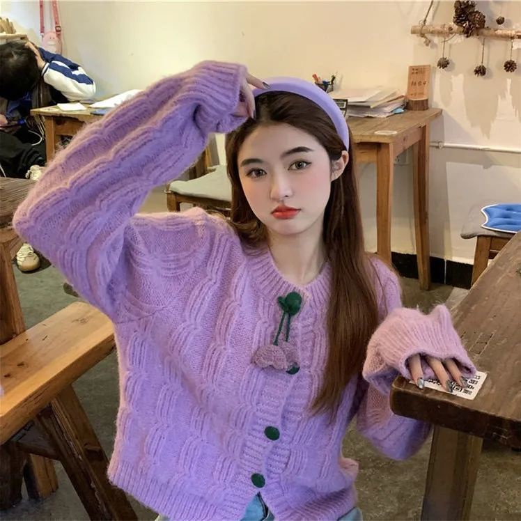 Áo Khoác Cardigan Dệt Kim Thời Trang Cho Nữ  tao bao
