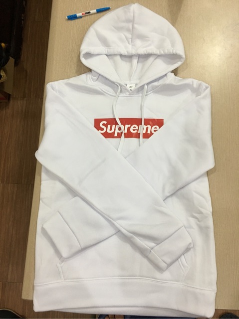 (Xả kho) Áo hoodie supreme, đen trơn nỉ bông dày (ảnh thật, video) | BigBuy360 - bigbuy360.vn