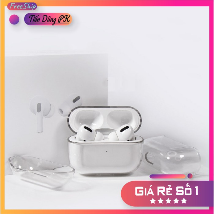 ⚡GIÁ SIÊU RẺ⚡ Case TRONG SUỐT- Vỏ Bao Airpod Đựng Tai Nghe Không Dây 1 2 3 Pro i11 i12 i18 i100...