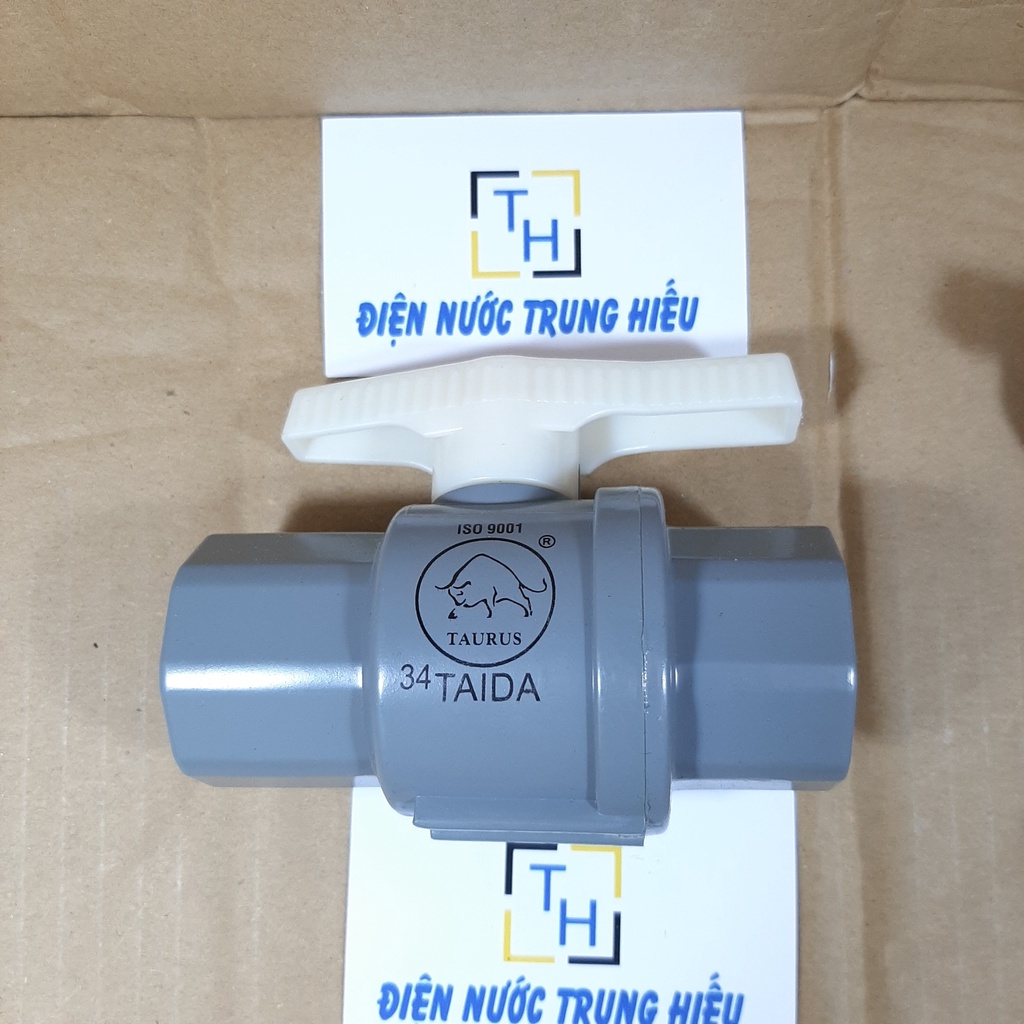 Van nhựa, van tay sắt, van khóa nước Bình Minh phi 21, 27, 34