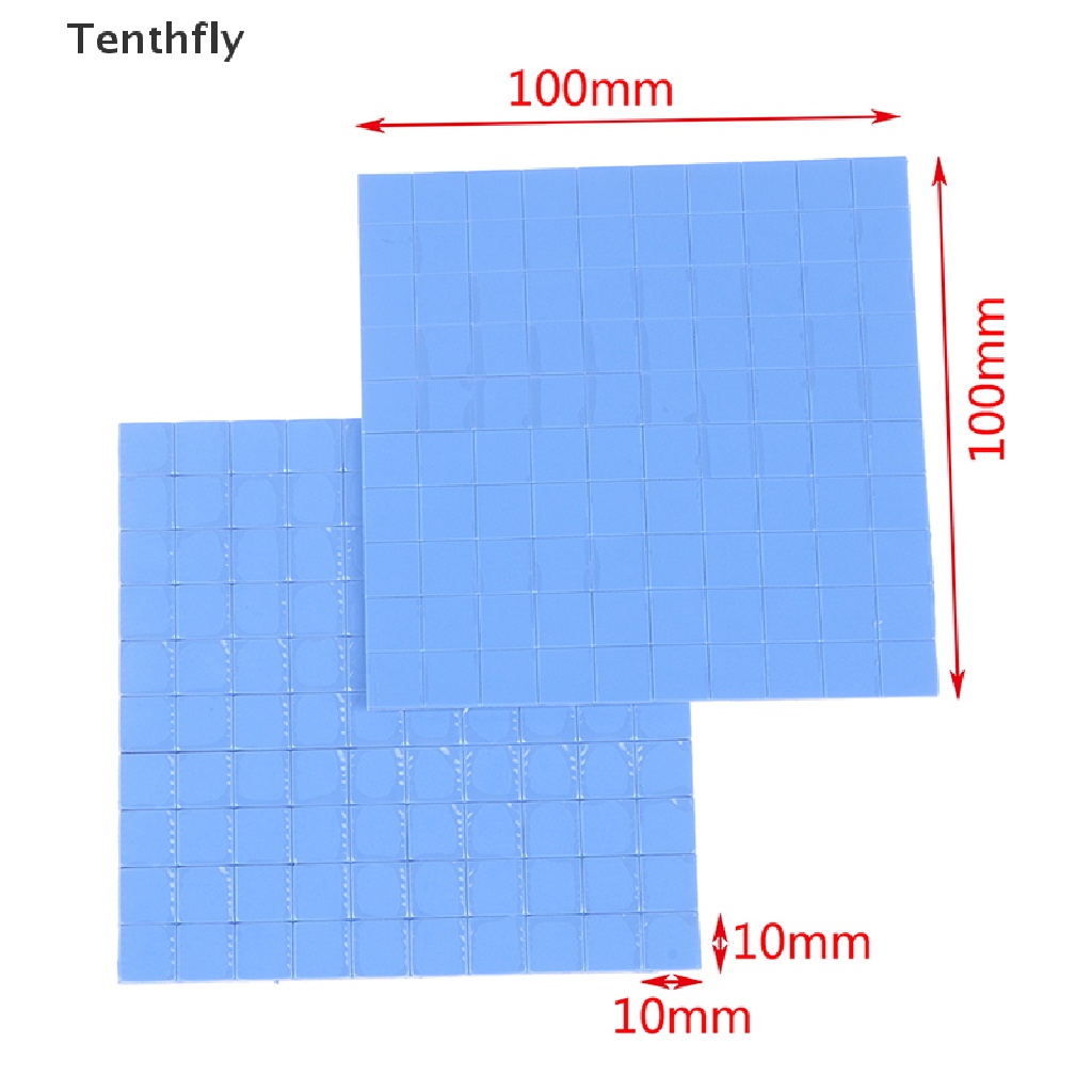 Set 100 Miếng Đệm Tản Nhiệt 10 * 10mm Chuyên Dụng Dành Cho CPU GPU