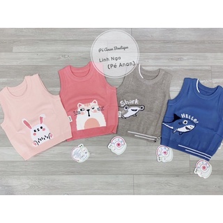 Áo gile len dokma cho bé trai và bé gái từ 3m- 24m