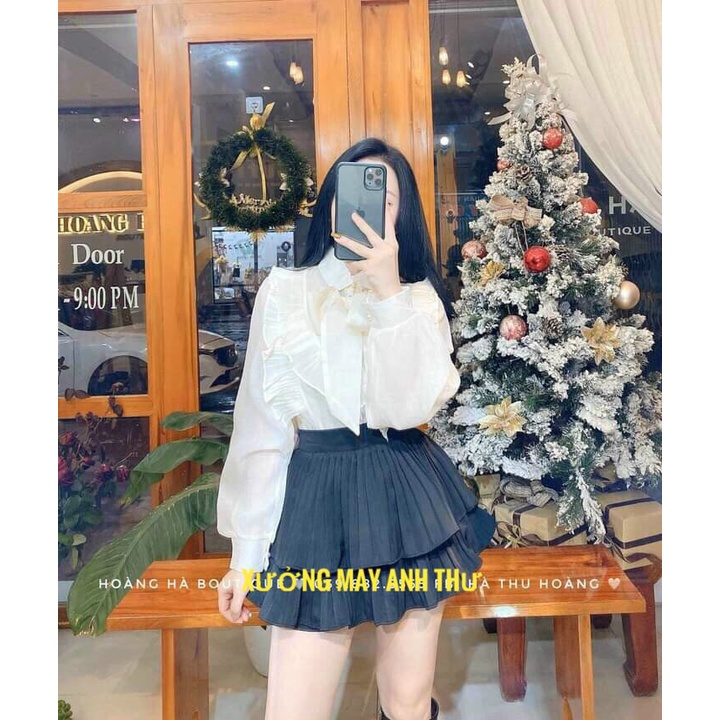 Áo sơ mi thiết kế cánh tiên mặc đi chơi, đi làm đều xinh 339