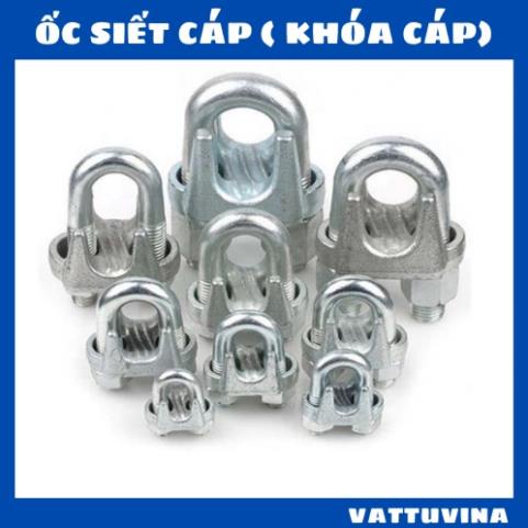 Ốc siết cáp INOX 304 - khóa cáp - cóc kẹp cáp - size 2mm, 4mm, 5mm, 6mm, 8mm, 10mm - CÁP THÉP THỦ ĐỨC
