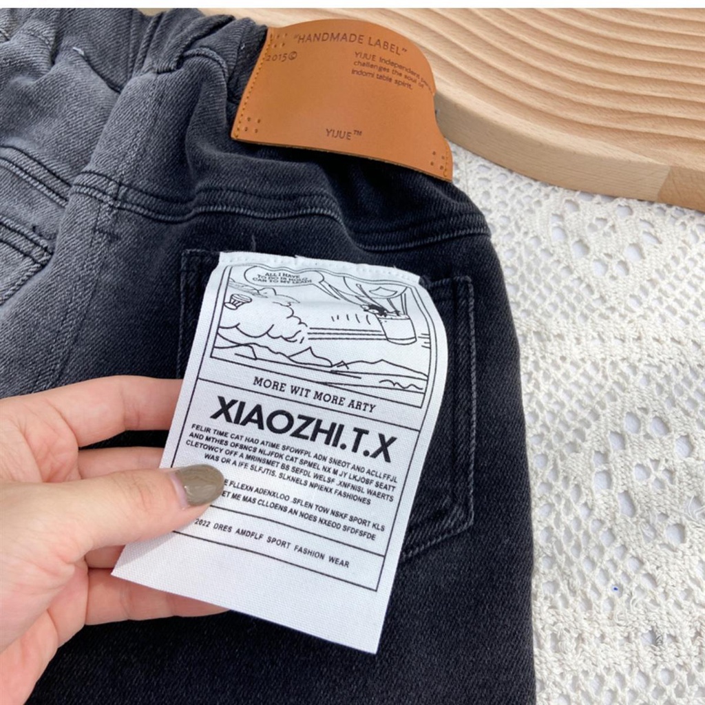 Quần Jeans Dài Phong Cách Thời Trang Mùa Thu Hàn Quốc Dành Cho Bé Trai