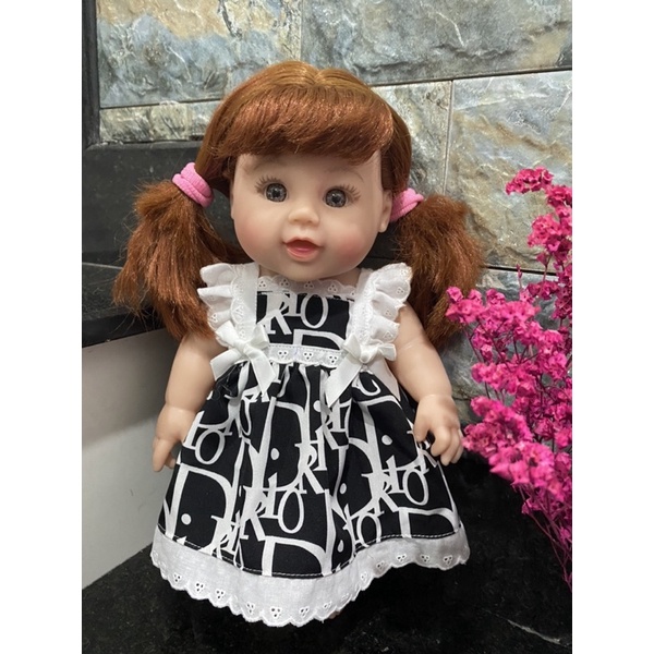 Đầm dành cho búp bê Baby Alive THÍCH ĂN  MÌ  và bé 12 INCH =cao 30cm.