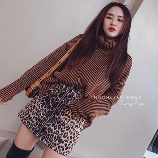 🥰🥰 áo len dáng dài đẹp lắm luôn ạ.len  đẹp lắm ạ.mắc giấu quần hay chân váy đều Okk hết nha. K mua thì phí lắm ak🥰🥰.