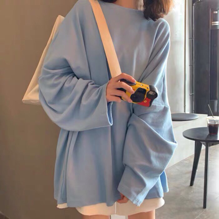 Áo Sweater Thun Dài Tay Unisex Phôm Rộng Nhiều Màu ATPR01 | BigBuy360 - bigbuy360.vn