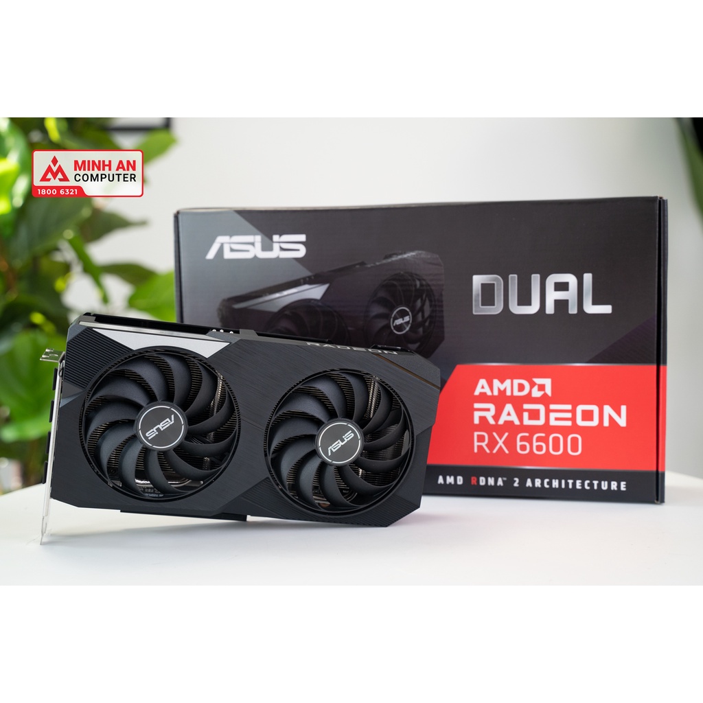 Card màn hình Asus Dual Radeon RX 6600 8GB (DUALRX66008G)