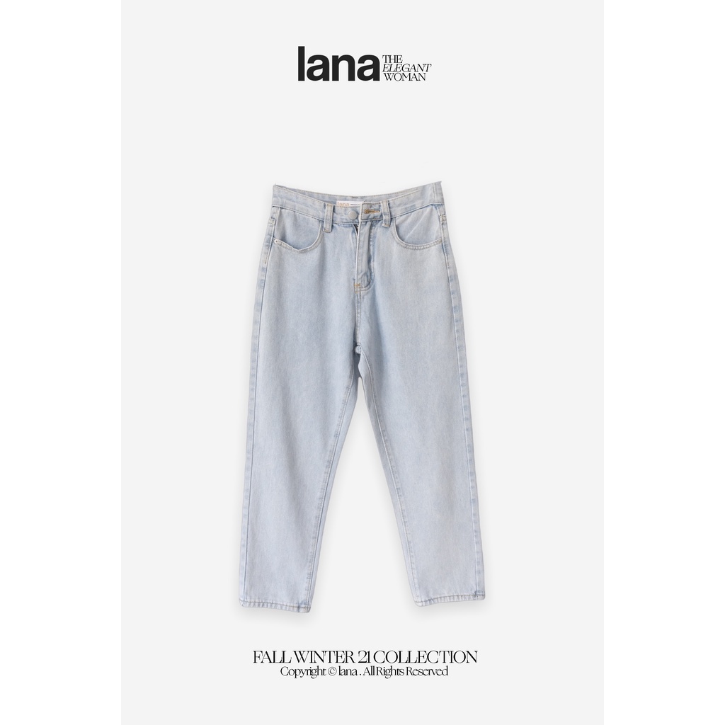 Quần Jeans Ống Đứng Jamé | HQ3345 | Lana Official