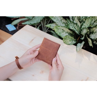 VÍ CARD DA BÒ THẬT [HANDMADE]