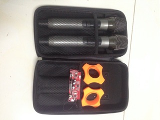 Combo micro + túi đựng Mic + chống lăn
