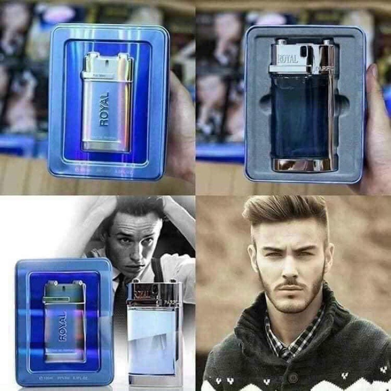 Nước Hoa Royal Hộp Thiếc For Men (màu xanh) | BigBuy360 - bigbuy360.vn