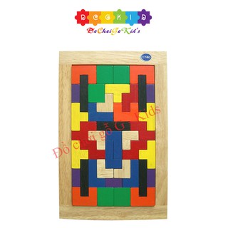 Đồ chơi gỗ winwintoys - xếp gạch nhỏ