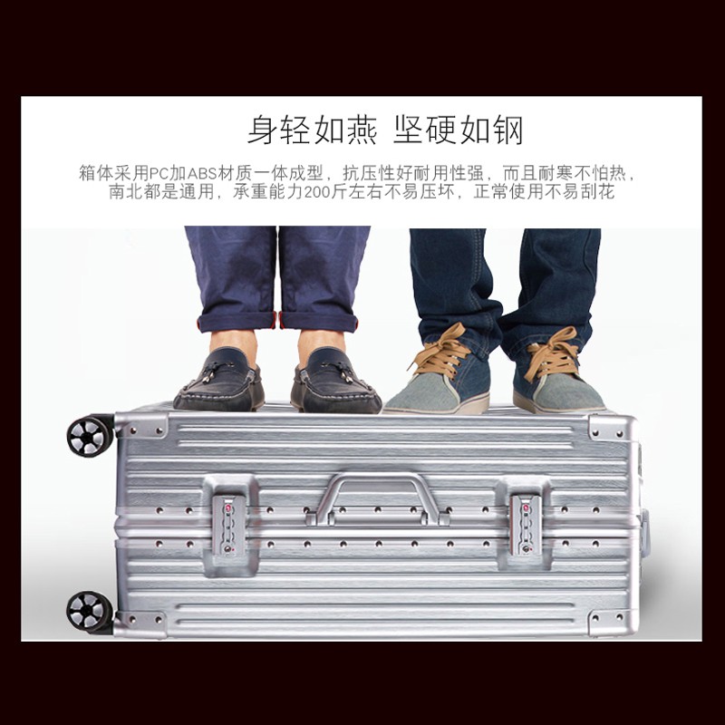 hành lý nữ học sinh sức chứa lớn Phiên bản Hàn Quốc của hộp đựng xe đẩy màu đỏ lưới nam mật khẩu vali xu hướng