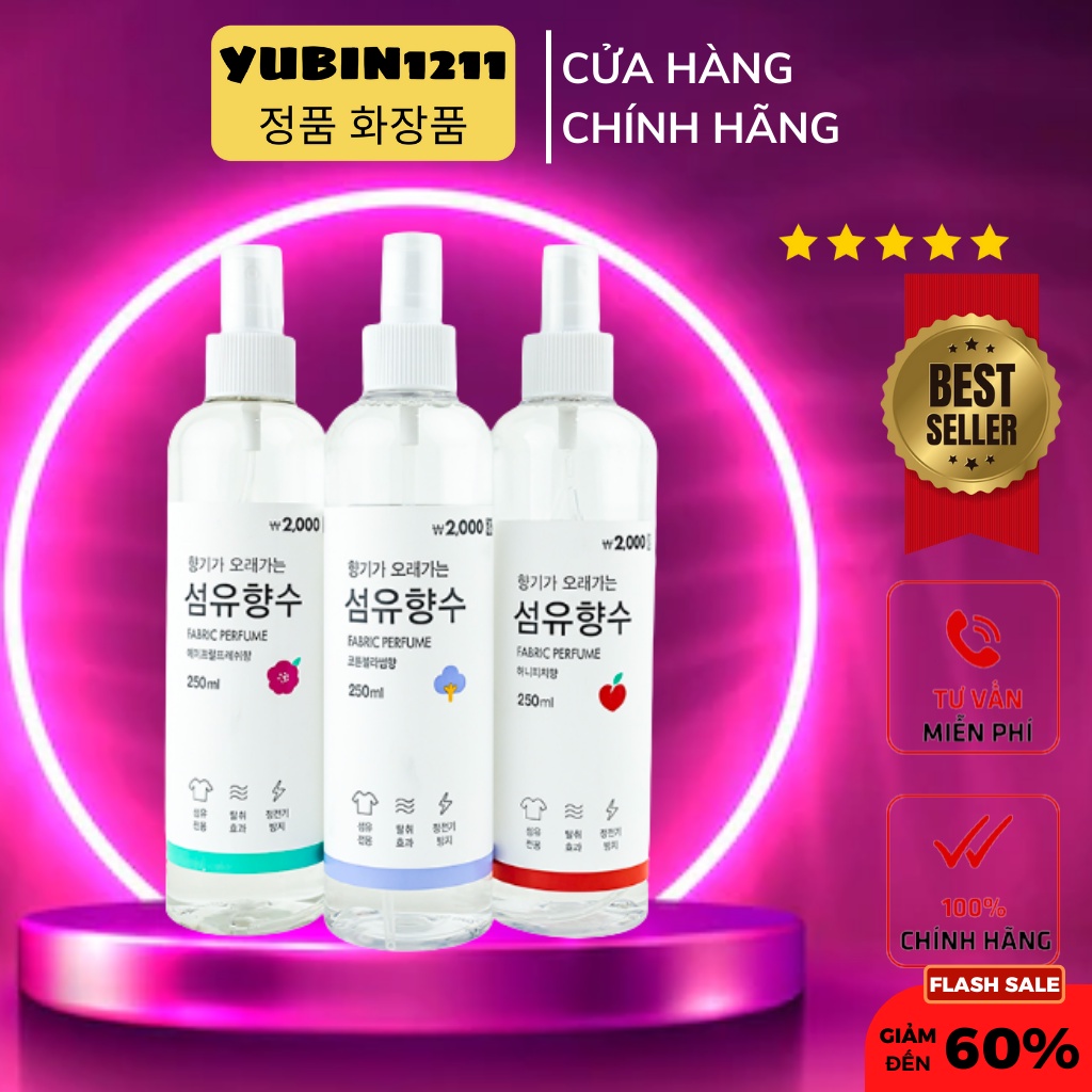 Xịt Thơm Quần Áo 250ml