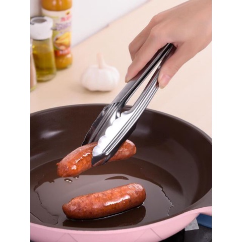 Kẹp inox gắp thức ăn, đồ nóng, đá 88104