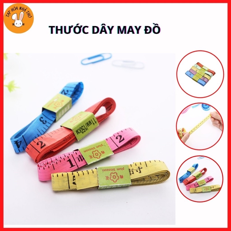combo thước dây đo eo mini