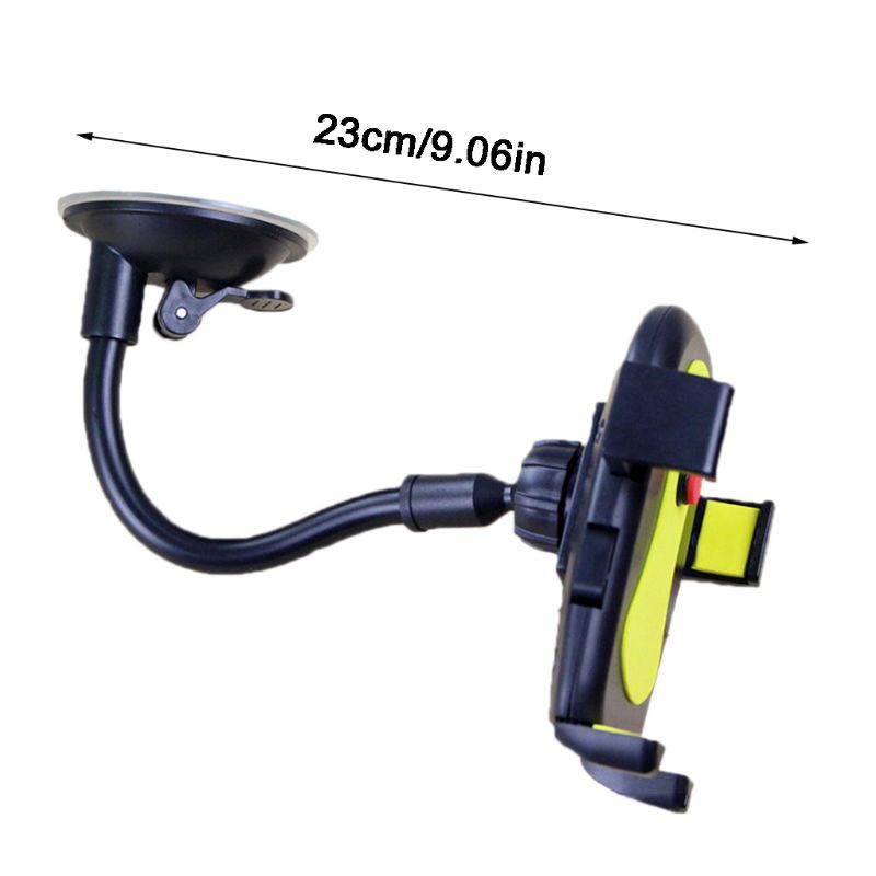 Giá Đỡ Điện Thoại Gắn Kính Chắn Gió Xe Hơi Có Nút Hít Tự Động