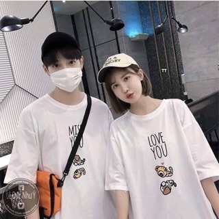 ❤️áo thun tay lỡ❤️ áo thun phong cách hàn quốc, áo đôi