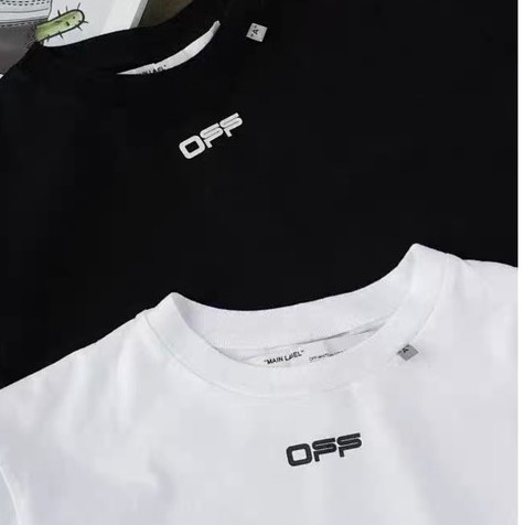 [AT0106] Áo phông Unisex nam nữ phong cách Hàn Quốc OFF đen trắng basic, áo thun nam nữ tay lỡ Streetwear | BigBuy360 - bigbuy360.vn