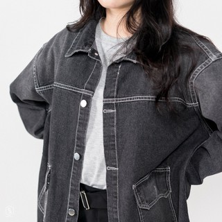 Áo Khoác Bò Nữ SSSTUTTER Her Denim Jacket