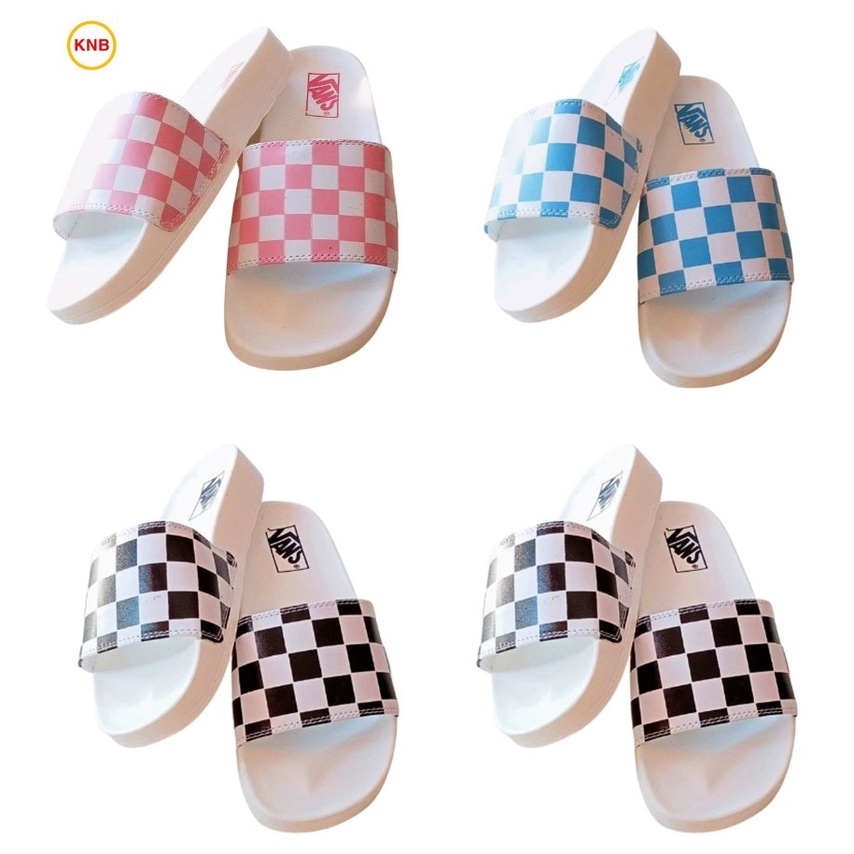 dép unisex 𝐌𝐋𝐁 𝐕𝐀𝐍𝐒 Caro hộp bảo vệ, hàng sẵn, bảo hành, nhiều màu, dép quai ngang thể thao nam nữ