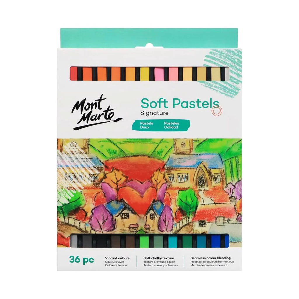 Phấn Tiên Mont Marte Soft Pastels Phấn Màu Chất Lượng