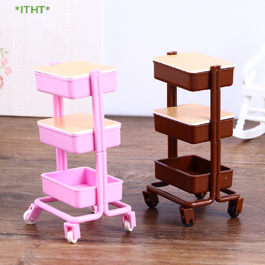 Xe Đẩy Em Bé Trang Trí Nhà Búp Bê Tỉ Lệ 1: 12 Mới