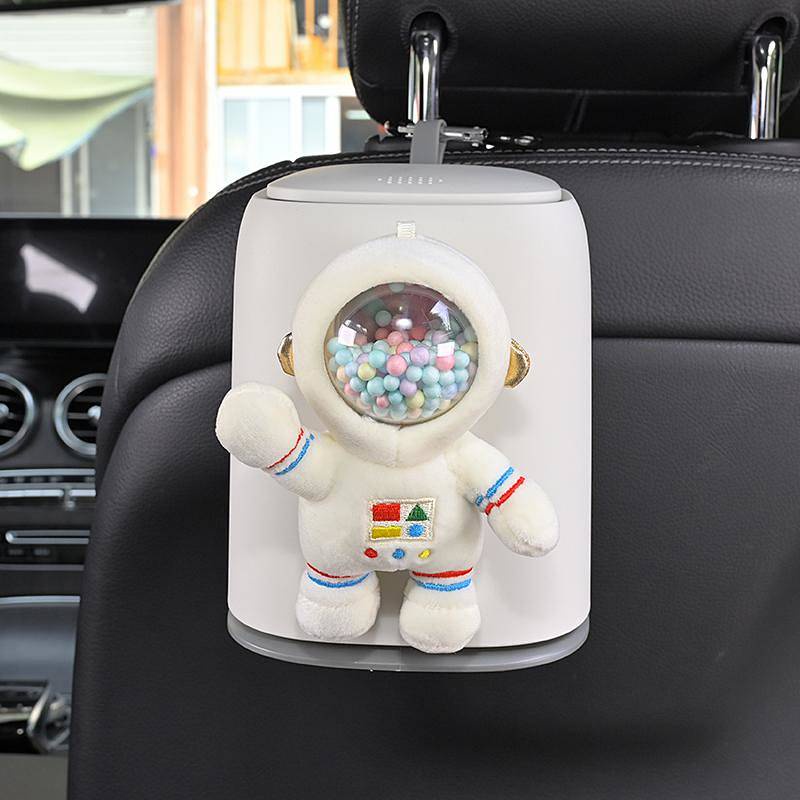 Thùng rác ghế sau cửa thoát khí xe hơi hoạt hình phi hành gia