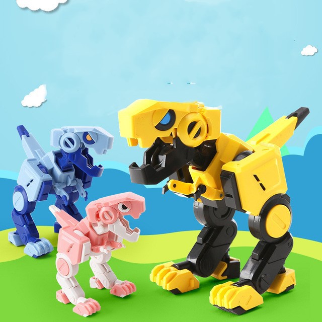 TRANSFORMERS Mô Hình Rô Bốt Mini Biến Hình Khủng Long Cho Bé