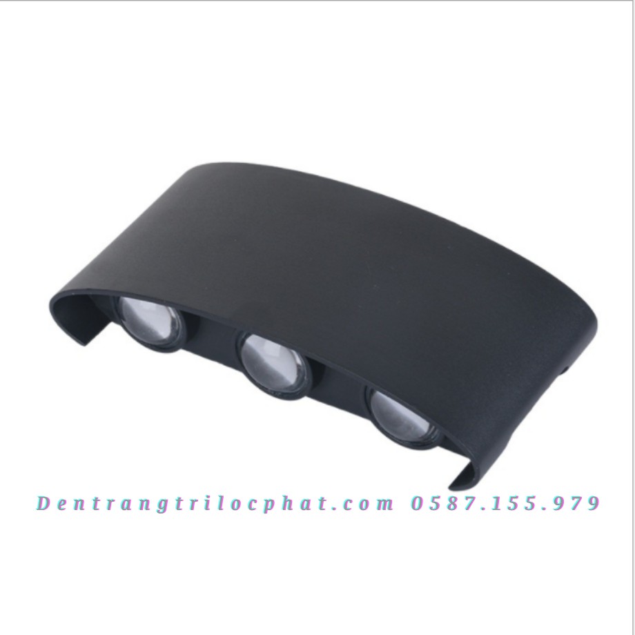 Đèn tường, đèn led gắn tường tia hắt 2 đầu trang trí phòng khách, phòng ngủ, ban công, cầu thang chống nước