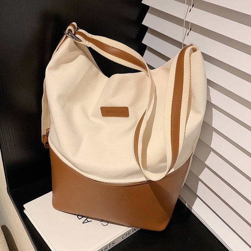 IELGY Túi Đeo Vai Vải canvas Cỡ Lớn Thời Trang Cho Nữ