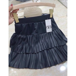 Chân váy tầng xếp ly