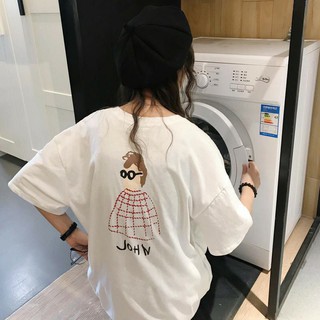 Áo thun tay lỡ Unisex John