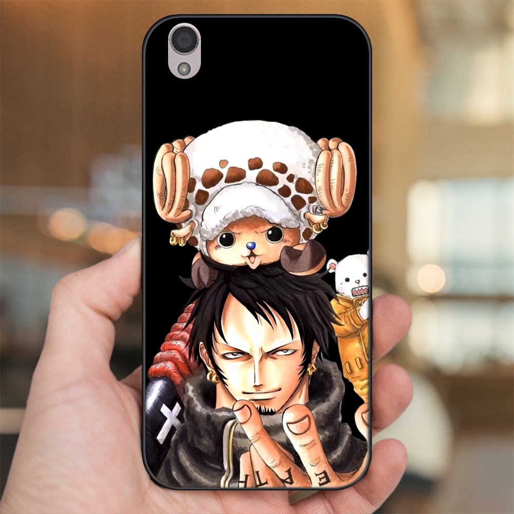 Ốp lưng Oppo A37 Neo 9, F1 Plus viền đen in hình Law One Piece