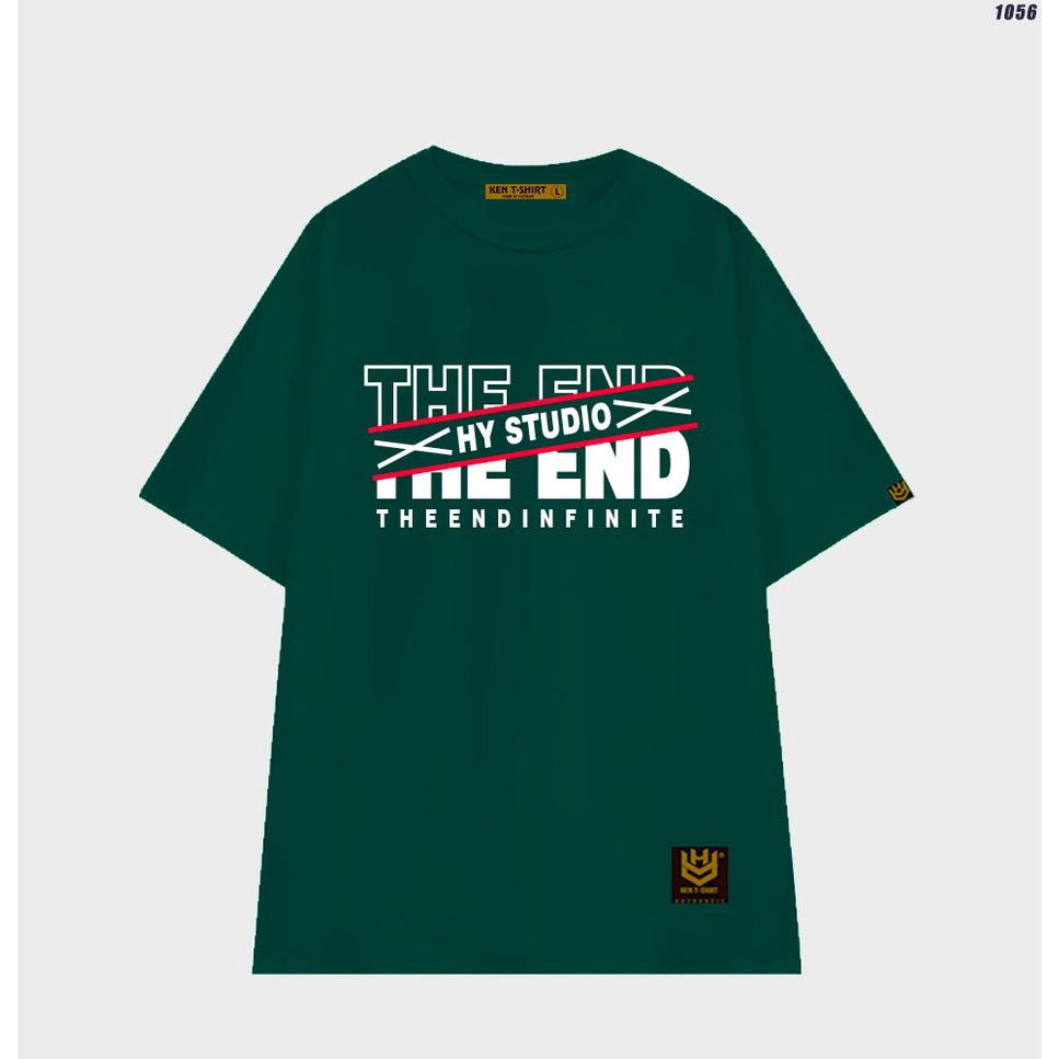Áo thun unisex nam nữ form rộng tay lỡ THE END 1056 HY KOREA