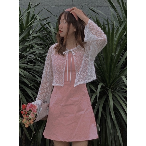 Áo khoác ren cardigan mỏng