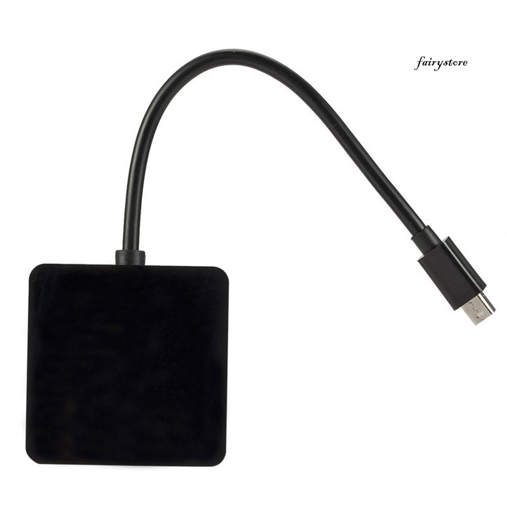 Cáp Chuyển Đổi 3 Trong 1 Mini Display Port Dp Sang Hdmi Vga Dvi Cho Macbook