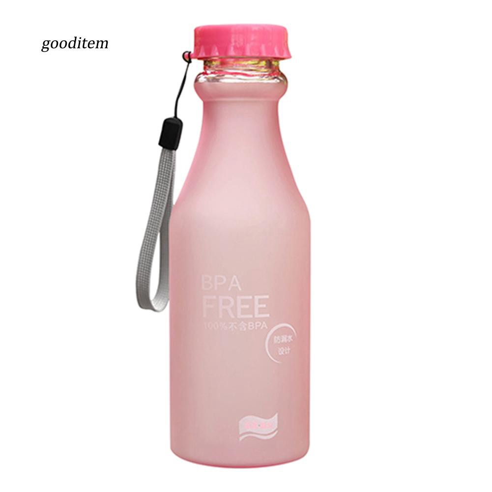 GDTM_550ML Leakproof Sport Water Bottle Portable Outdoor Travel Healthy Drinking Cup
