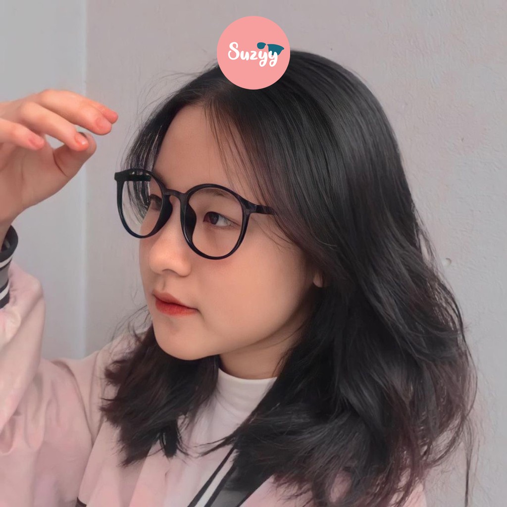 Gọng mắt kính cận thời trang nam nữ Suzyy dáng tròn nobita chất liệu nhựa dẻo | BigBuy360 - bigbuy360.vn
