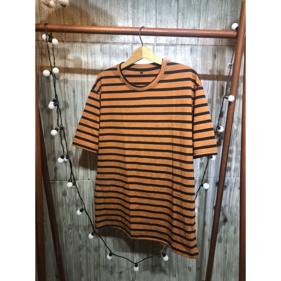 Áo thun Stee Sọc ngang B&W CVC Basic - Giá sỉ Unisex