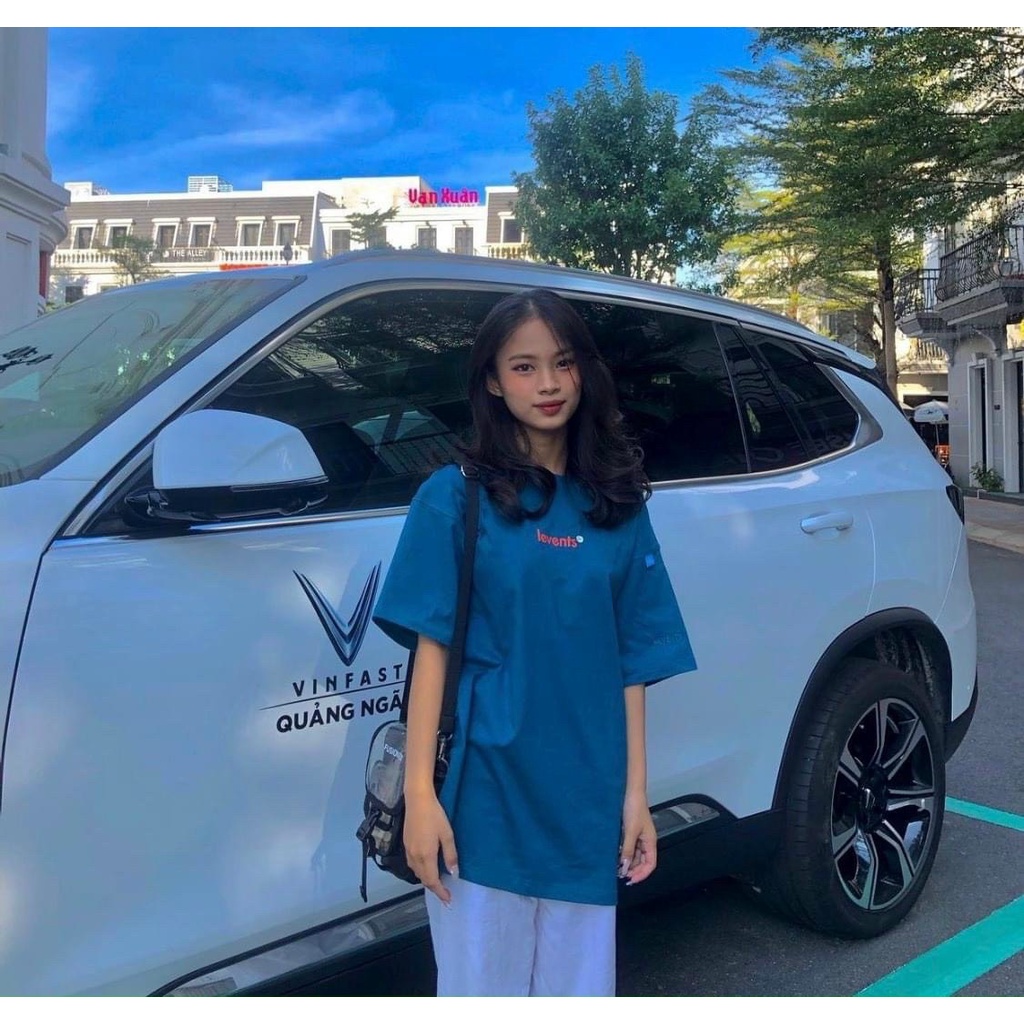 Áo thun Le.vents POPULAR LOGO 2.0 TEE BLACK/ WHITE/Green/Blue tay lỡ form rộng