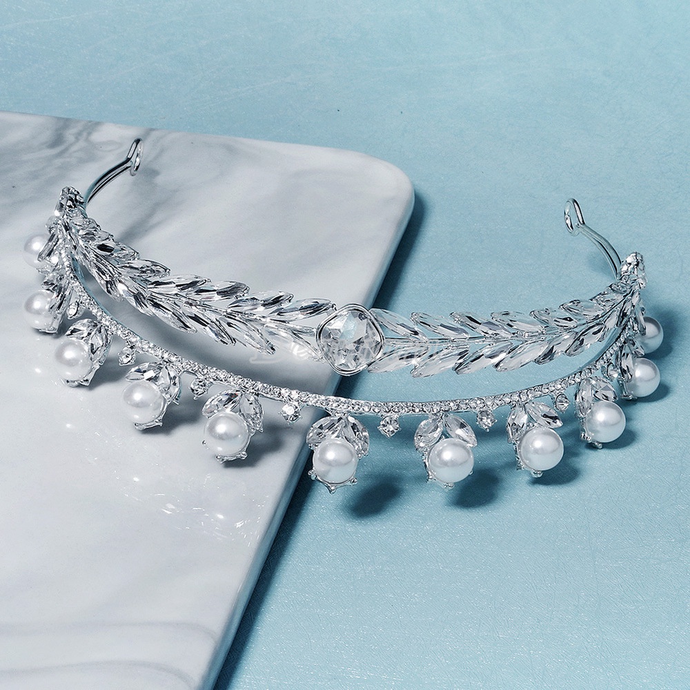 Cài Tóc Hình Vương Miện Đính Đá Thời Trang