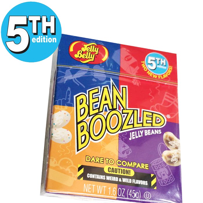 Kẹo thối Bean Boozled Jelly Beans - 45g (Phiên bản 5) - tặng voi mamut tiên lợi 4in 1